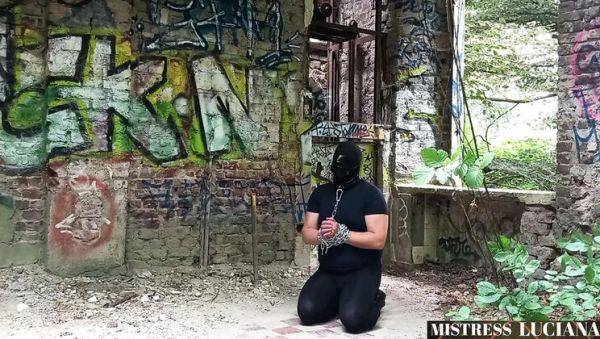 Mistress Luciana Dominates Slave with Piss in Eye - Extreme German BDSM Humiliation - veryfreeporn.com - Germany on v0d.com