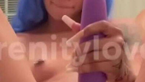 Amateur Ebony Girl Serenitylove001 Creaming and Cumming with Toys - veryfreeporn.com on v0d.com