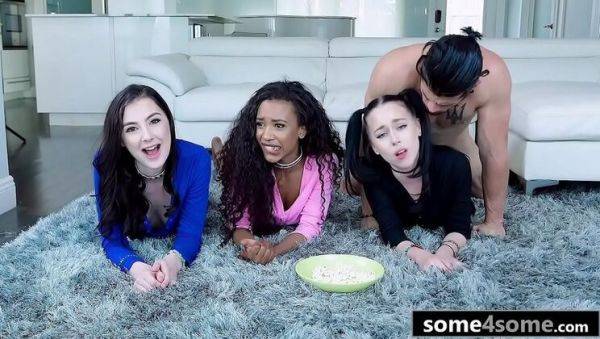 Stepbrother Fucks Three Hot Teens at Pajama Party - Megan Winters, Bambi Black, Ajaa Xxx - porntry.com on v0d.com