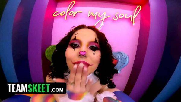 Clussy Fetish: Clown Pussy & Cock Magic with Satine Summers & Chad Alva - Hardcore Cosplay Orgy - veryfreeporn.com - Chad on v0d.com