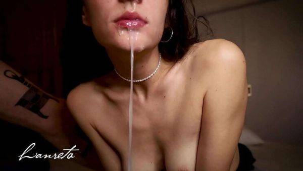 Lanreta Homemade Cum Compilation - Huge Sperm Load Swallow Gagging Blowjob - xxxfiles.com on v0d.com