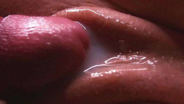 Slow Motion POV Creampie Closeup - Teen Amateur Orgasm with Cumshot on Wet Pussy - veryfreeporn.com on v0d.com