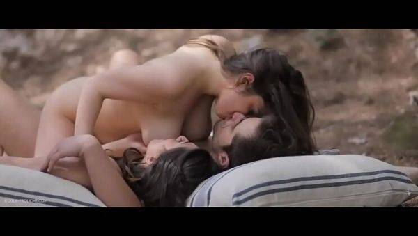 Triple Delight Threesome with Spanish Big Tits Star Miriam Prado - xxxfiles.com - Spain on v0d.com