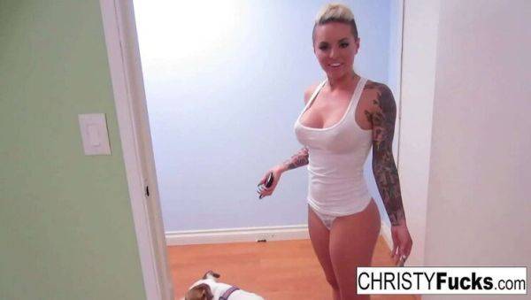 Christy Mack gets fucked hard by Nick Manning - tattooed pornstar creampie and blowjob - xxxfiles.com on v0d.com
