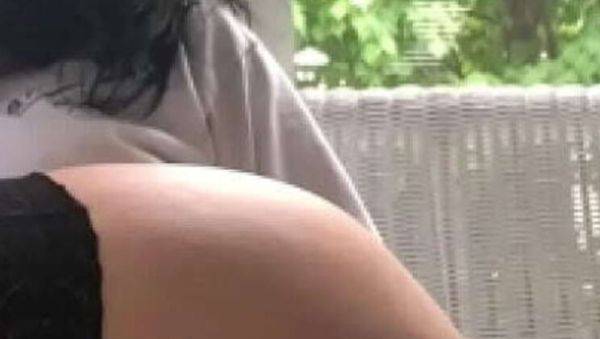 Amateur Teen Lexi Hale Masturbates With Butt Plug and Dildo in Pussy and Ass, Cums Hard Outdoor - porntry.com on v0d.com