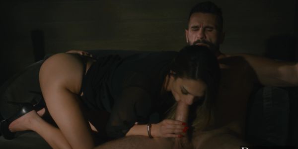 Manuel Ferrara and Athena Faris enjoy passionate sofa action - alphaporno.com on v0d.com