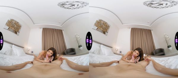Two sexy babes ride a big dick in a steamy virtual reality scene - alphaporno.com on v0d.com