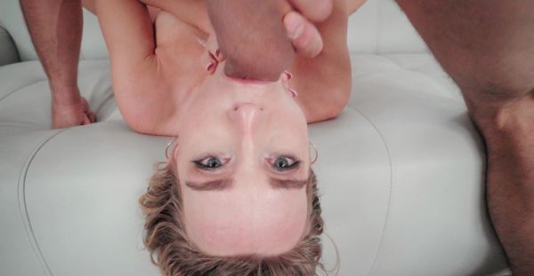 Mick Blue stuffed the balls of Sara Taylor and made her gag. - alphaporno.com on v0d.com