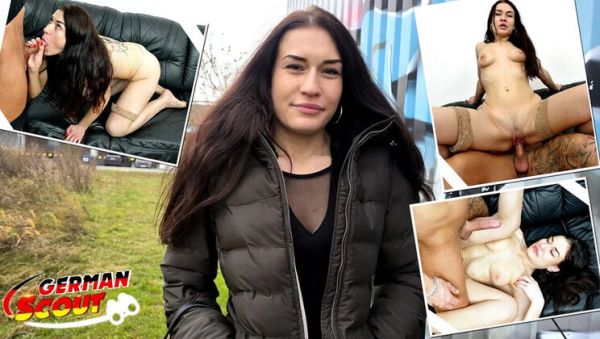 German Scout Picks Up Skinny Czech Teen Stefani Jameson for First Casting - Saggy Tits, Rough Fuck & Squirting - xxxfiles.com - Germany - Czech Republic on v0d.com