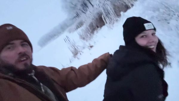 Mya Lane Outdoor Sex in Snow Almost Caught - Amateur MILF Doggystyle Public Fuck - veryfreeporn.com - Britain - Usa on v0d.com