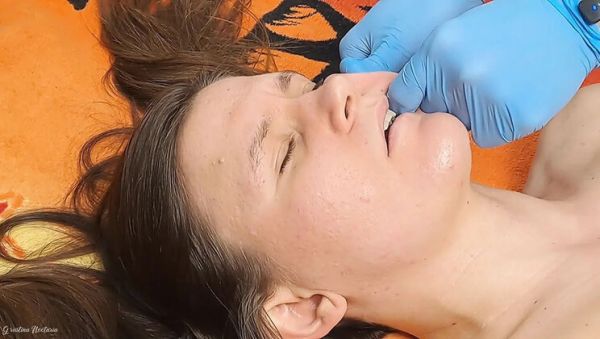 Grustina Nectaria Face Massage Blowjob - Russian Amateur Homemade with Big Cock in Mouth - xxxfiles.com - Russia on v0d.com