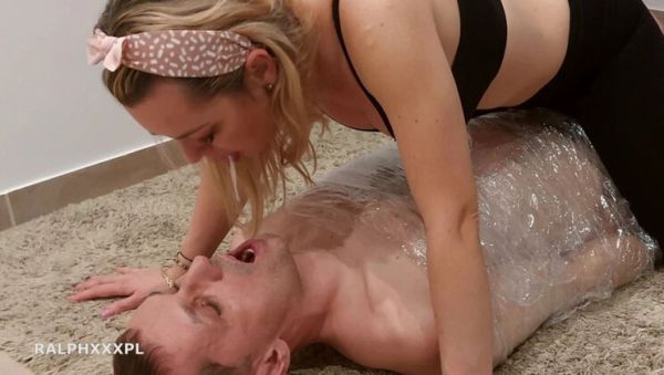 Femdom Wife Makes Cuckold Slave Eat Cum Twice Daily - Cum Feeding & Cum Kiss Training - veryfreeporn.com - Poland on v0d.com