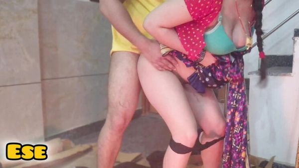 Desi Aunty Big Natural Tits Doggy Style Fucking - Homemade Indian MILF Rough Sex - veryfreeporn.com - India on v0d.com