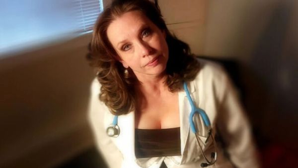 Sexy Mature MILF Doctor Full Scene: Examining a Young Man's Curved Cock - veryfreeporn.com - Britain on v0d.com