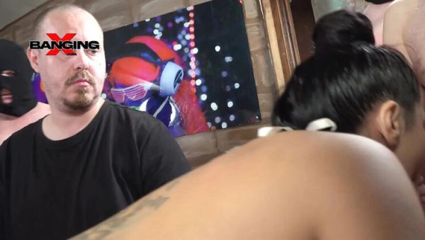 Julia De Lucia Gangbang: Big Tits Brunette Babe Gets Bukkake Creampie - porntry.com on v0d.com