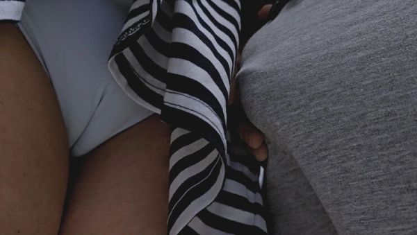Horny Stranger Fucks Teen in Crowded Bus - Big Cock Cumshot in Panties - porntry.com on v0d.com