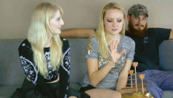 Blonde Teen Threesome Game: Krystal Orchid & Anneliese Snow Strip & Load Boat After Lost Bet - porntry.com - Britain on v0d.com