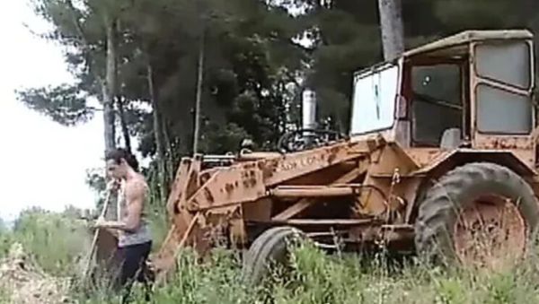 Blonde MILF Sucks Dick and Gets Fingered Outside - Rough Outdoor Sex - veryfreeporn.com - Italy on v0d.com