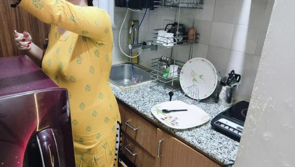 Horny Indian Step Mom Fucked in Kitchen - Hindi Desi Bhabhi Sex - porntry.com - India on v0d.com