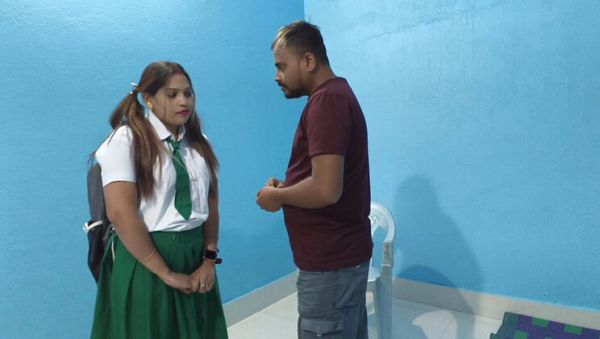 18 Year Old Virgin School Girl First Time Fucking with Boyfriend - Hindi Audio Viral Video - porntry.com - India on v0d.com