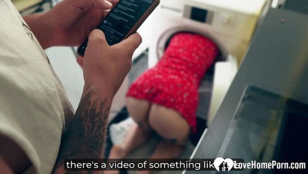 Horny Redhead Trapped in Washer Gets Deep Hardcore Doggy Style - porntry.com - Russia on v0d.com