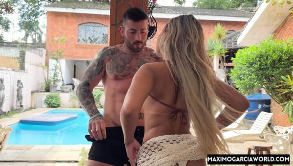 Young Blonde Yasmin Avila Gets Rough Bareback Fuck From Maximo Garcia's Big Dick - porntry.com - Brazil - Spain on v0d.com
