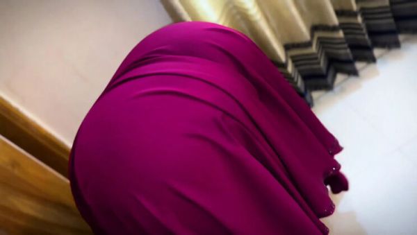 Big Ass Arab Stepmom Aria Mia Shows Huge Naked Ass & Pussy Cleaning Stepson's Room - porntry.com on v0d.com