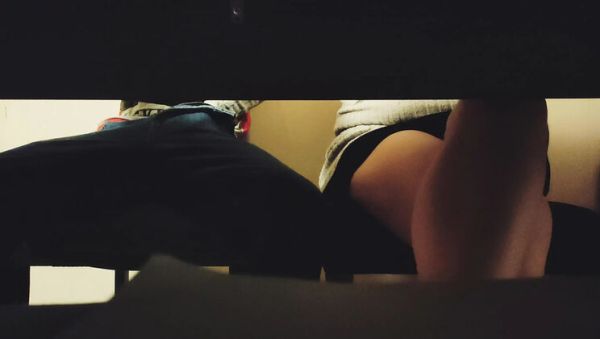 Classmate Jerks Him Off Under The Table - Lilifafa Amateur Handjob Cumshot - veryfreeporn.com - France on v0d.com