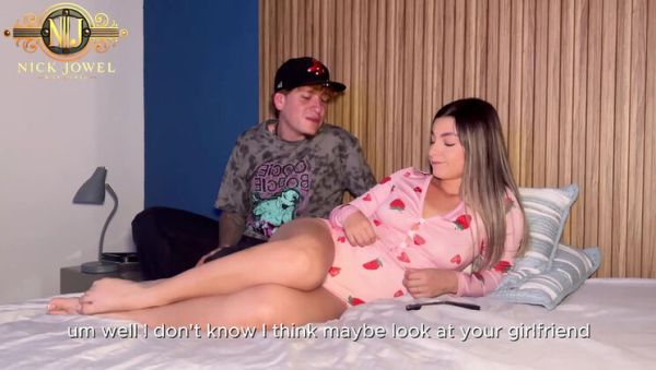 Petite Latina Stepsister Gives Me Blowjob Advice - POV Fuck & Cumshot - veryfreeporn.com - Spain - Colombia on v0d.com