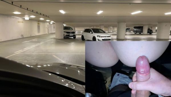 Risky Car Sex in Public Parking Lot - German Amateur Blonde Gets Fucked After Handjob - porntry.com - Germany on v0d.com