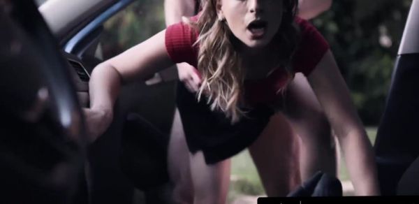 PURE TABOO Desperate Hitchhiker In Trouble Kristen Scott Seduces Escaped Criminal To Save Her Life - inxxx.com on v0d.com