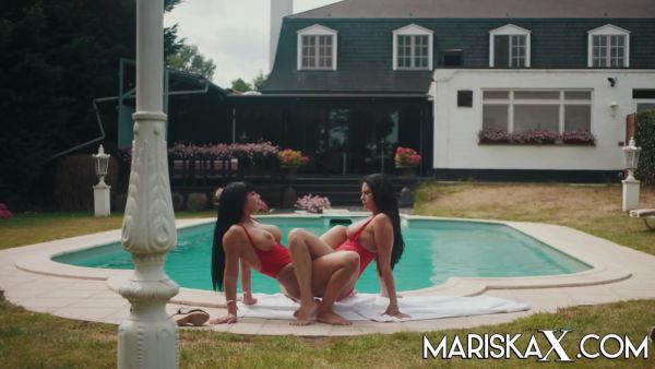 Mariska Fucking Poolside - Valentina Ricci And Mariska X - videohdzog.com on v0d.com