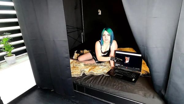Micro Penis Humiliation JOI - German Domina in Latex Teases Beginner - xxxfiles.com - Germany on v0d.com