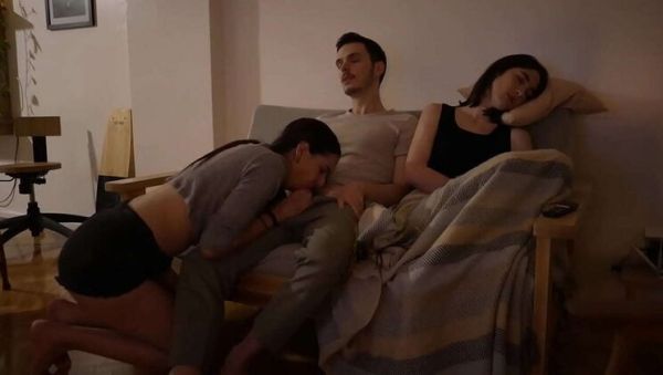 Amateur Wife Catches Husband Cheating With Best Friend - Threesome Sex with Sara Sky - xxxfiles.com on v0d.com