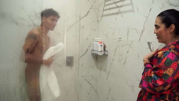 Sarah Black stepmom spy on stepson shower fuck her big ass Latina MILF - veryfreeporn.com - Mexico - Usa - Brazil - Spain on v0d.com
