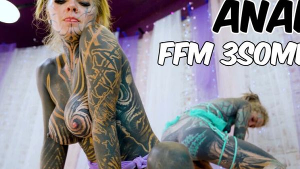 Heavily Tattooed Teens Fuck Hard: ATM, Gapes & Facial with Eric - xxxfiles.com - Britain on v0d.com