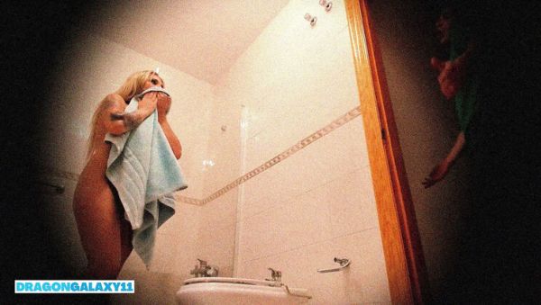 Stepmom Catches Stepson in Bathroom on Camera - Big Tits Blonde MILF Fucks Him for Jealous Husband - porntry.com - Spain on v0d.com