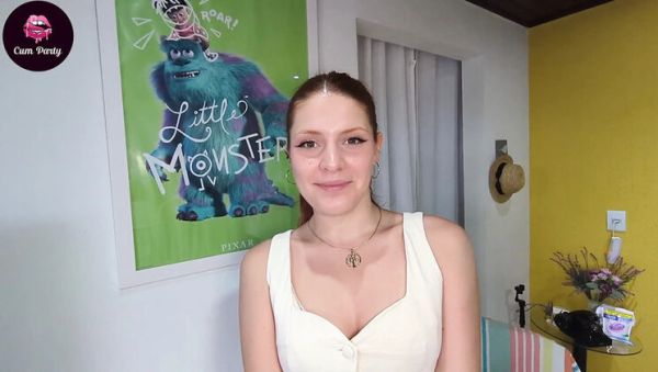 Mira Love Takes 4 Cumshots on Face & Mouth - Blowjob Facial Teen POV - veryfreeporn.com - Italy on v0d.com