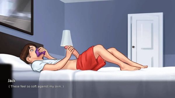 Stepmom Panty Sniffing & Fucking - Stepson Masturbates to Indian Cartoon 3D Sex (Summertime Saga) - veryfreeporn.com - Britain - India on v0d.com