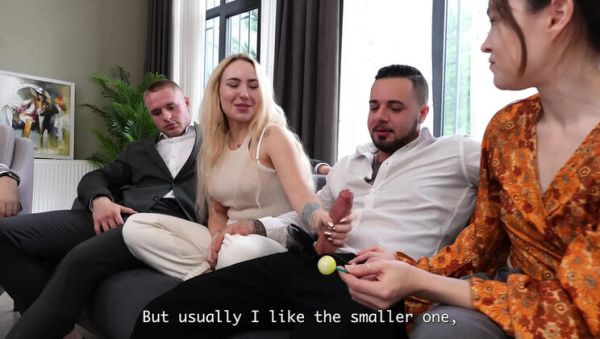Kira Stone & Oksana Katysheva Naked Interview - Hot MILF Bella Mur Gets Deep Throat & Rough Gang Bang Fuck by Two Big Cocks - porntry.com - Russia on v0d.com