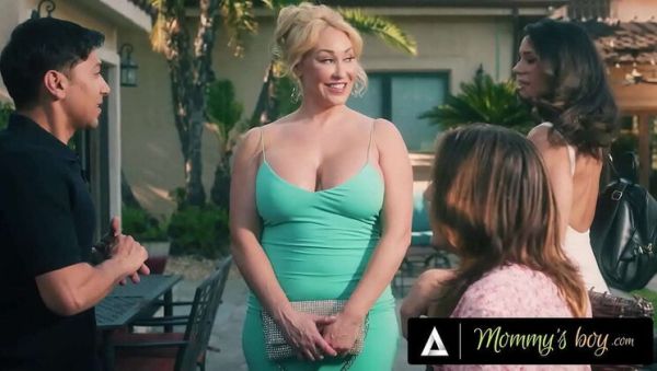 StepMom Penny Barber Caught Fucking Stepson With Friend - Big Tit MILF Joins Group Sex & Squirts - porntry.com on v0d.com