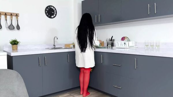 POV Fucking My Busty Stepmom Hard in Kitchen to Solve Her Problems - Stella Osorio - porntry.com - Spain - Colombia on v0d.com