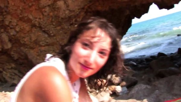 Beach Surprise: Two Hot Teens Blow Tourist For Cumshot on Spanish Shore - xxxfiles.com - France - Spain on v0d.com