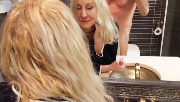 Mature Blonde MILF Selena Gets Anal Doggystyle Fuck in Bathroom - Amateur Homemade 4K - porntry.com - Germany on v0d.com