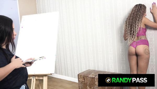 Big Tits Latina Lesbian Licks Petite Teen Model Pussy in 4K HD - porntry.com - Portugal on v0d.com