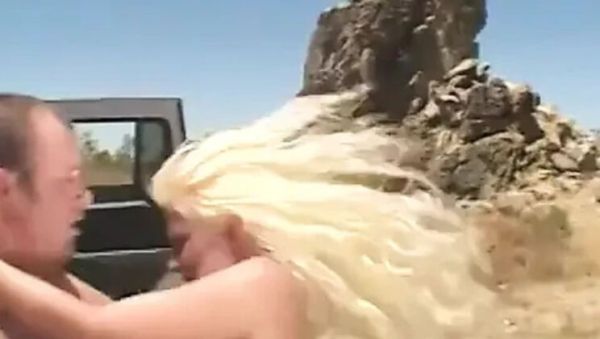 Blonde Chick Takes Double Penetration in Ass & Pussy - FMMM Foursome Sex Outside - porntry.com - Britain on v0d.com