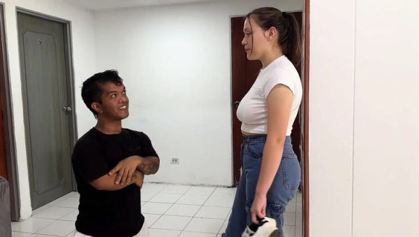Midget Fucks Latina Stepsister Hard - Big Natural Tits Teen Blowjob & 4K Sex - xxxfiles.com - Usa - Spain on v0d.com