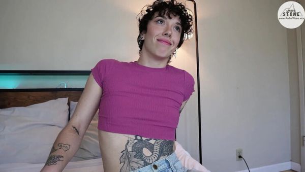 Best Friend's Tattooed Girlfriend Salem Nox Gives Hot POV Blowjob and Swallows Cum - porntry.com - Britain on v0d.com