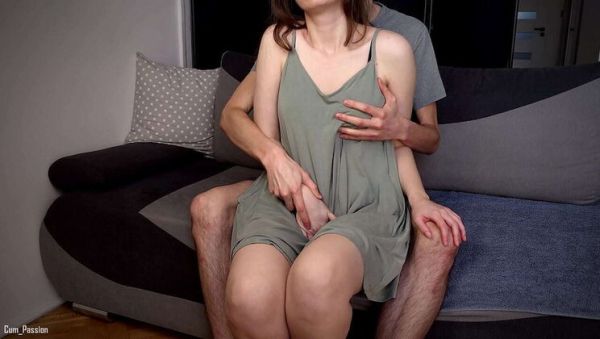 Amateur Girlfriend Massage Turns Intense - Small Tits, Real Orgasm & Moaning - porntry.com on v0d.com