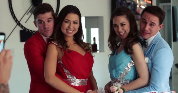 Skinny Riley and Melissa pleasure each other in a wild foursome - alphaporno.com on v0d.com